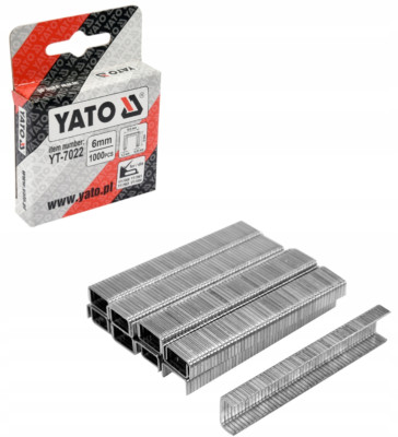 Tackerklammern 6x10.6 mm Heftklammern Universal Tacker Klammern Set 1000-tlg