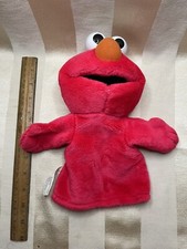 Elmo 2004 Mattel Fisher-Price Sesame Street 10" Stuffed Plush Hand Puppet EUC
