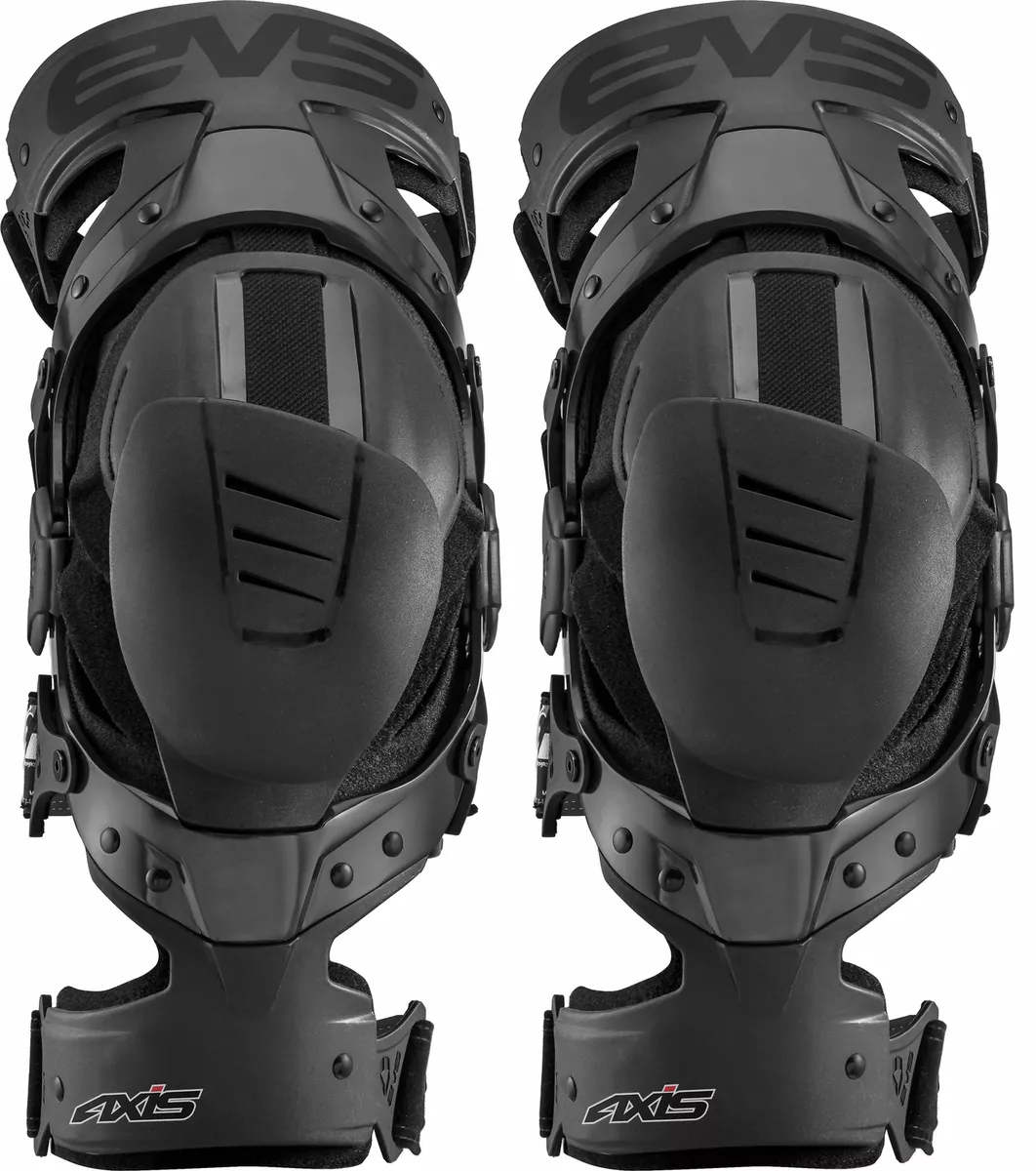  EVS Sports Axis Sport Knee Brace (Black) : Automotive