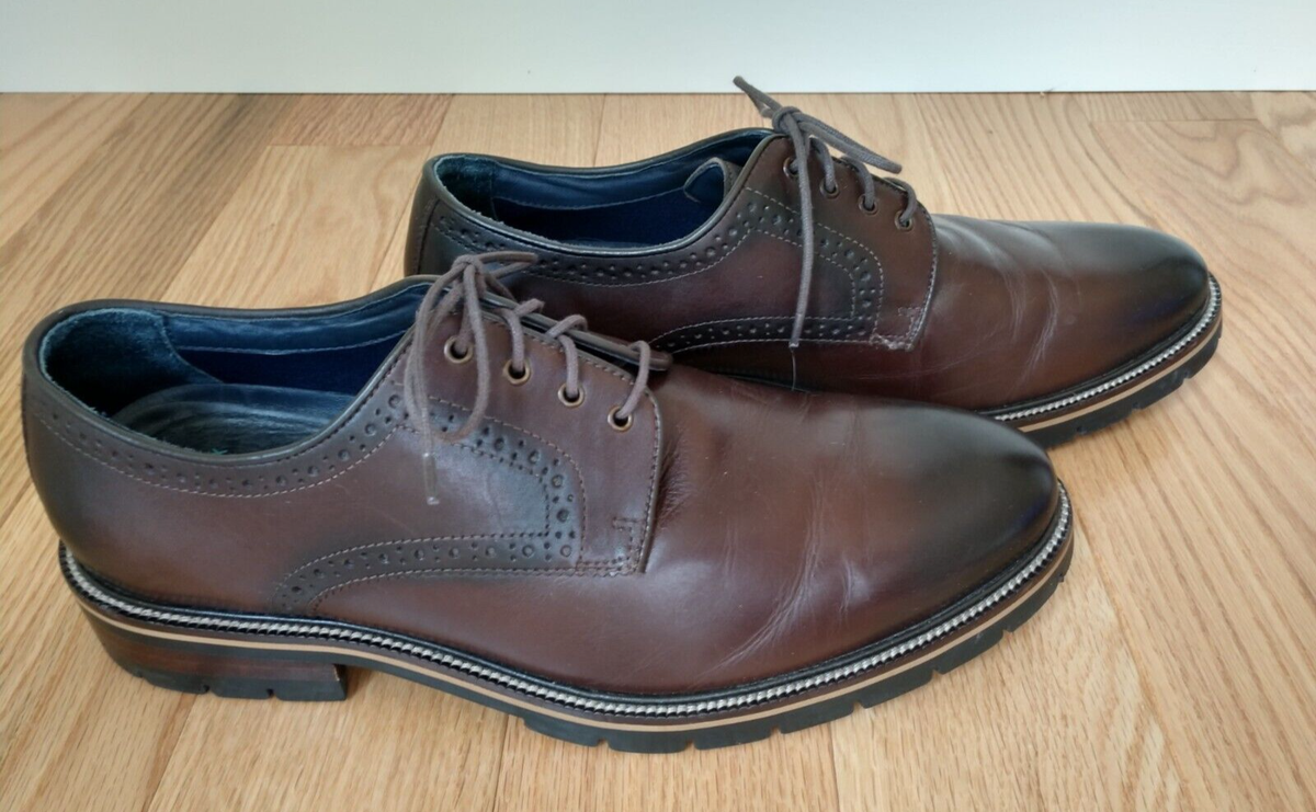 Johnston & Murphy XC Flex Cody Plain Toe Oxford Shoes Men\'s US 9.5 Brown Men main image 3