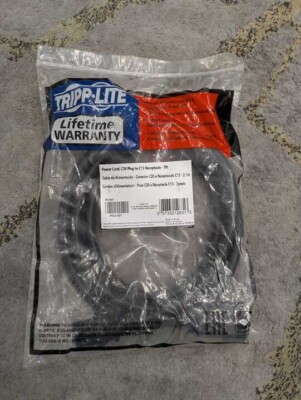 Tripp Lite P032-007 7ft PDU Power Cord Cable C13 to C20 Heavy Duty 15A 12AWG NEW