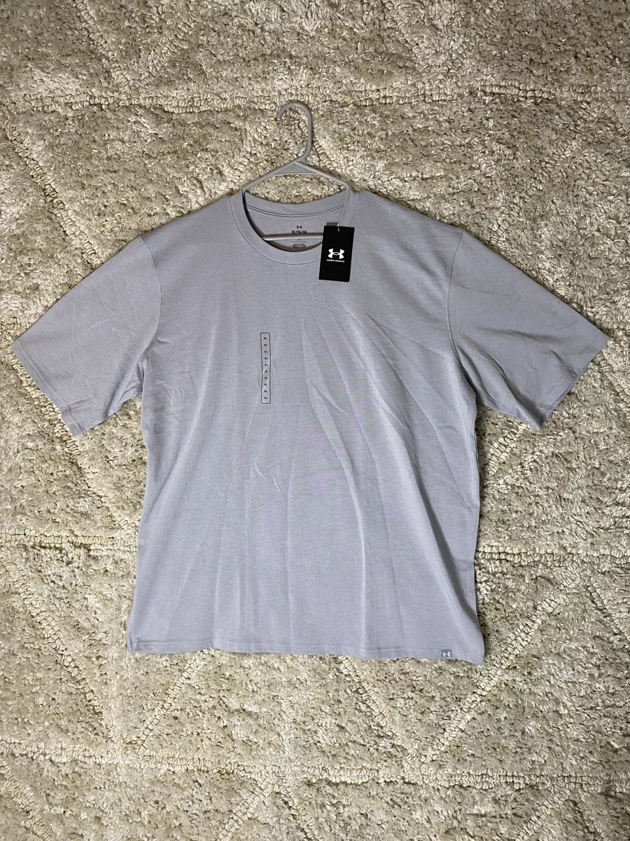 Under Armour Mens Loose Fit T shirt Gray Size XLarge New With Tags