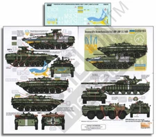 Echelon Decals 356193	x 1/35 Ukrainian AFVs Ukraine-Russia Crisis Pt.1 decals