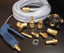 Druckluftschlauch  Parker Druckluftkupplung Schnellkupplung  Wanddose Luftweiche