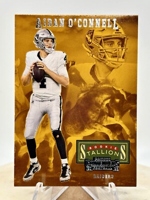 2023 Panini Contenders Aidan O'Connell RC ROOKIE STALLIONS #1 Las