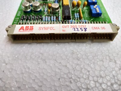ABB Synpol CMA36 GVT3605797 Limit Wert Platte