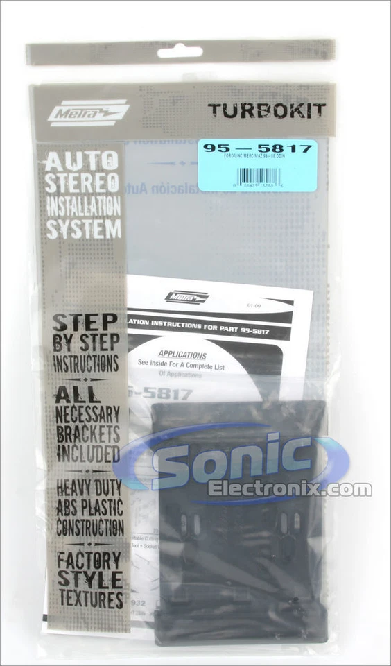 Metra 95-5817 Double DIN Installation Dash Kit for 1995-08 Ford/Lincoln/Mercury - Image 3 of 3