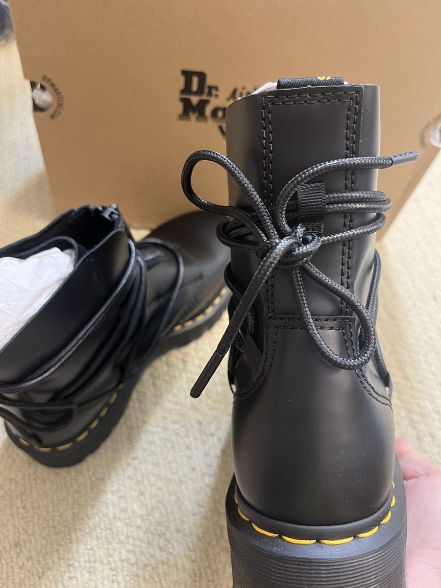 【未使用】Dr.Martens JARRICK LO 3 TIE SHOE Dr Martens Jarrick Lo Smooth Leather Platform Shoes Men's US