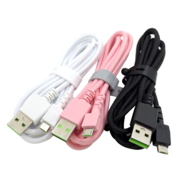 Universal Micro USB Cable for Naga Pro Wireless Mouse Braided Charging Cable