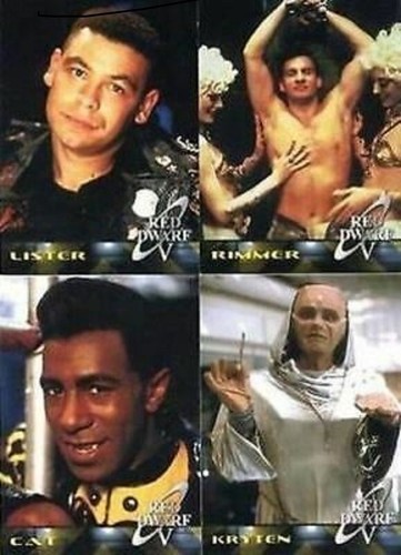 RED DWARF Video Series V Card Set Cards LISTER - RIMMER - CAT - KRYTEN