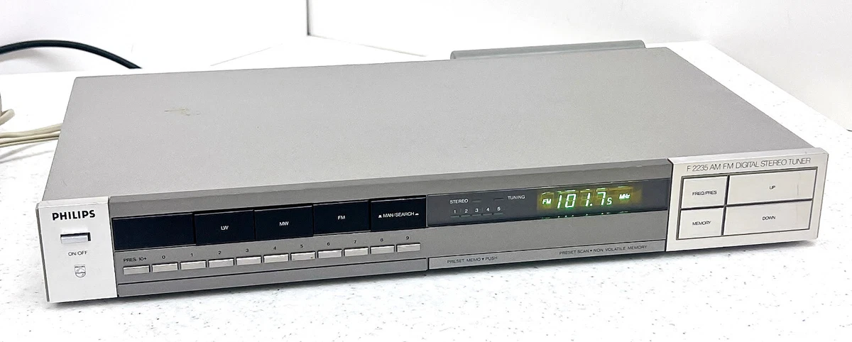 Philips F2235 Sintonizador estéreo digital FM-AM de primera clase excelente estado + ¡1 año de garantía!!
