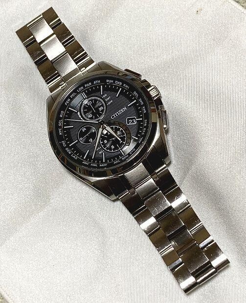 Citizen AT8040-57E Attesa Eco-Drive Radio Clock Direct Citizen AT8040-57E Attesa Eco-Drive Radio Clock Direct