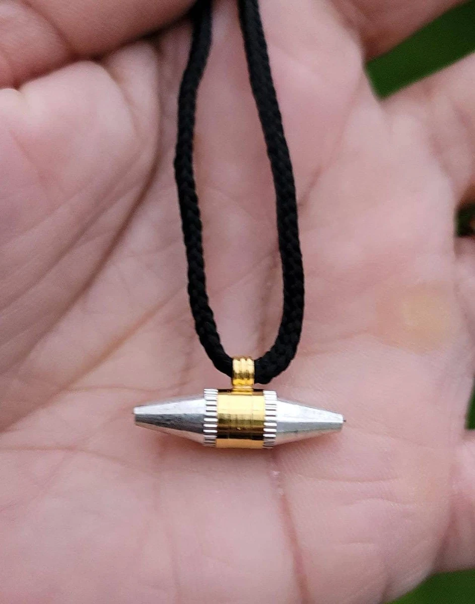Pendant with clearance black thread