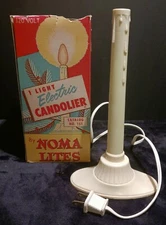 Vintage Noma Candolier Electric Christmas Candle With Box