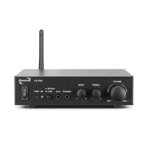 DYNAVOX CS-PA8 Digital Mini-Verstärker schwarz Bluetooth 2 x 15 W RMS - Bild 6 von 8