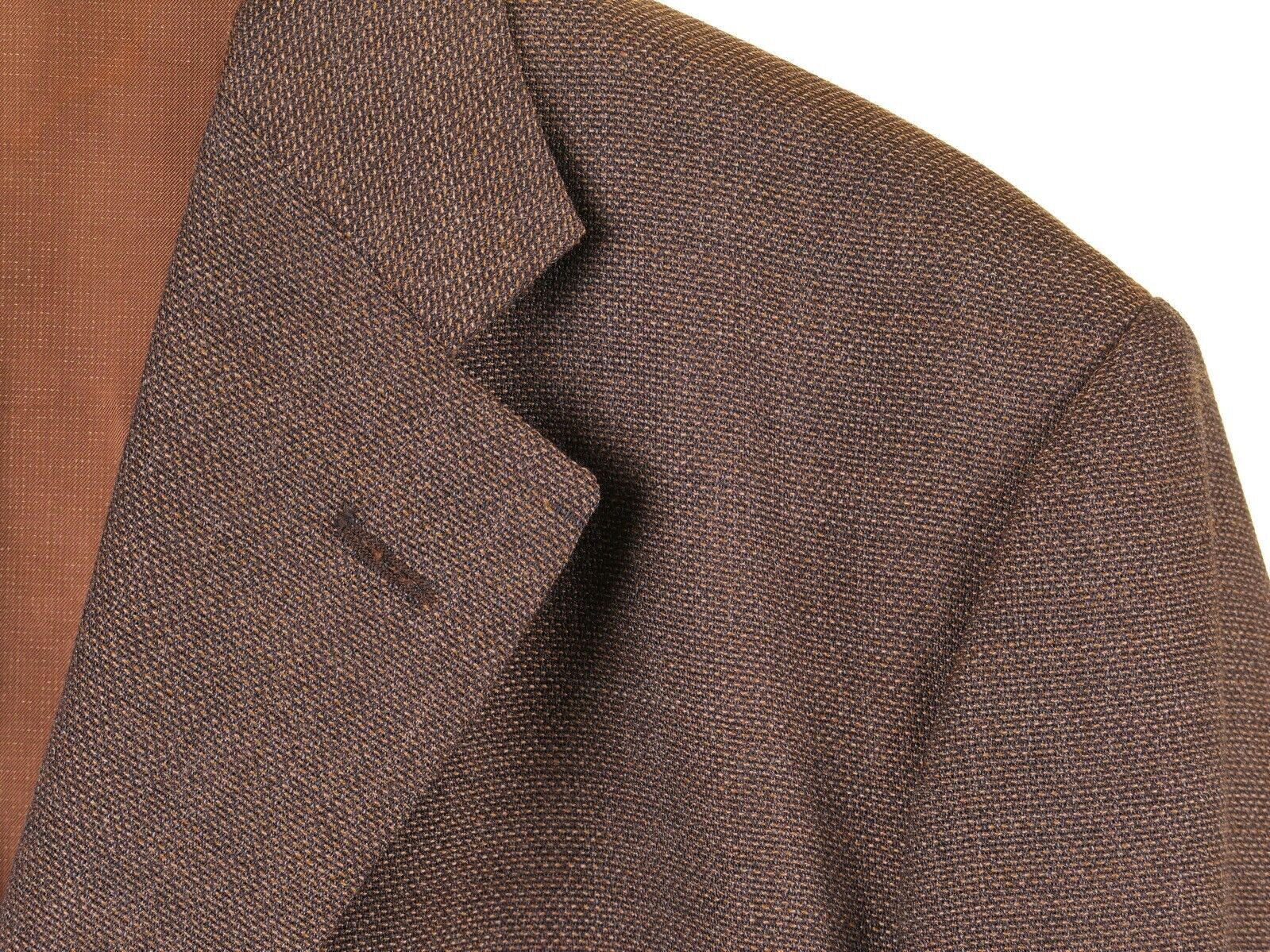 Lubiam 1911 Brown Woven Wool Mens Sport Coat Jack… - image 5