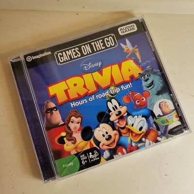 Disney Trivia Imagination Games on the Go - Audio Game Family CD