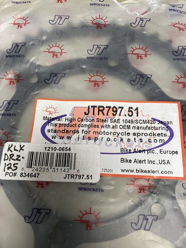 Piñón trasero de acero JT 51T JTR797,51 - Imagen 2 de 2