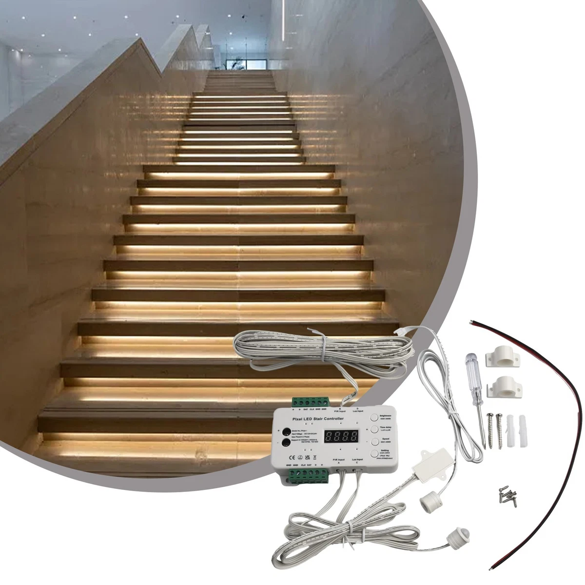Dimmable led stair lights deals