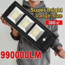 Commercial Solar Street Flood Light LED Lamp Dusk To Dawn Outdoor Area Wall Lamp