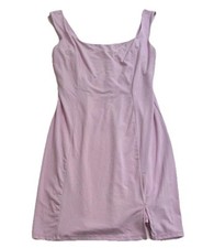 All In Favor Mini Tank Dress Light Purple Bodycon Womens Size M