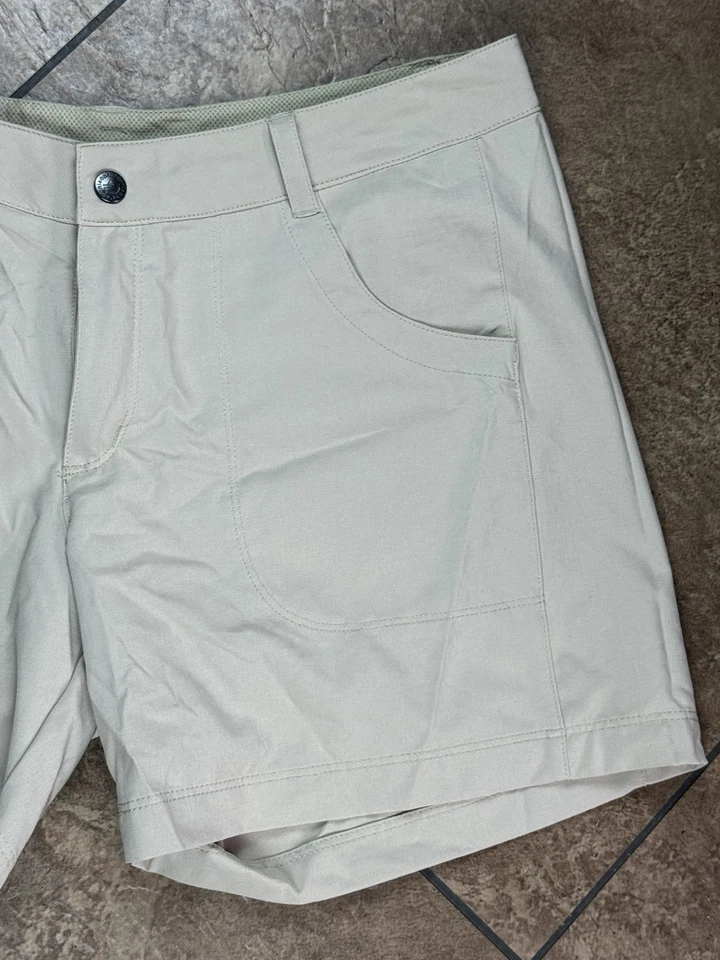 Pantalones Cortos Patagonia Para Mujer Quandary Caqui 12 Usados Ropa Gorpcore Senderismo Sendero Verano Foto 3 de 4