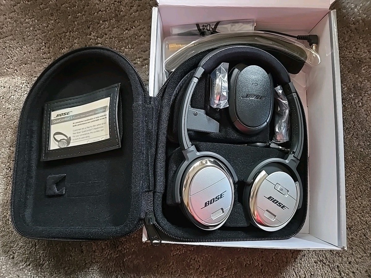 Bose QuietComfort 3 QC3 Acoustic Noise Cancelling On-ear