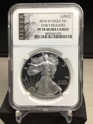 2014-W American Silver Eagle NGC PF 70 ULTRA CAMEO Early Releases