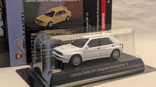 KYOSHO 1/64 Lancia Delta HF Integrale Evoluzione II White Diecast Model