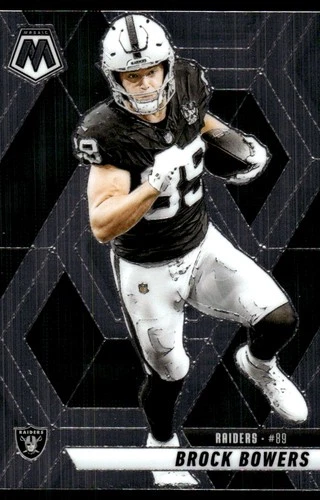 Brock Bowers 2025 Panini Mosaic #5 Raiders NFL READ FREE SHIPPING AutographDen