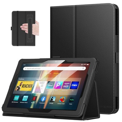 MoKo Case Fits Amazon Kindle Fire HD 8 & 8 Plus Tablet (12th A-Black 