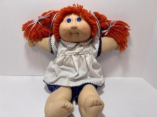 Vintage 1985 Cabbage Patch Doll Red Yarn Hair HM 37.  1978-1982
