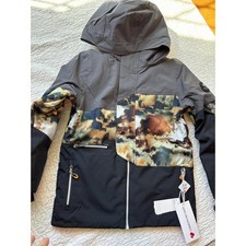 Obermeyer Boy's Axel Ski/Snow Jacket Amber Cloud Size Medium 10/12 