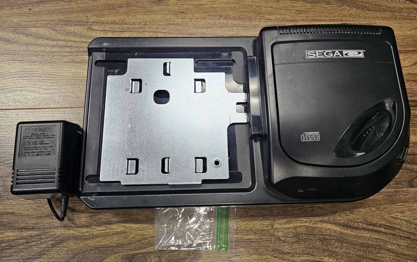 SEGA CD Model 2 Console ONLY MK-4102 Works & Tested OEM Power Supply  Metal  II