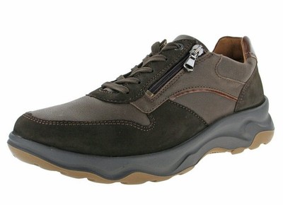 Waldläufer Herren Schnürschuhe nuba moro cognac