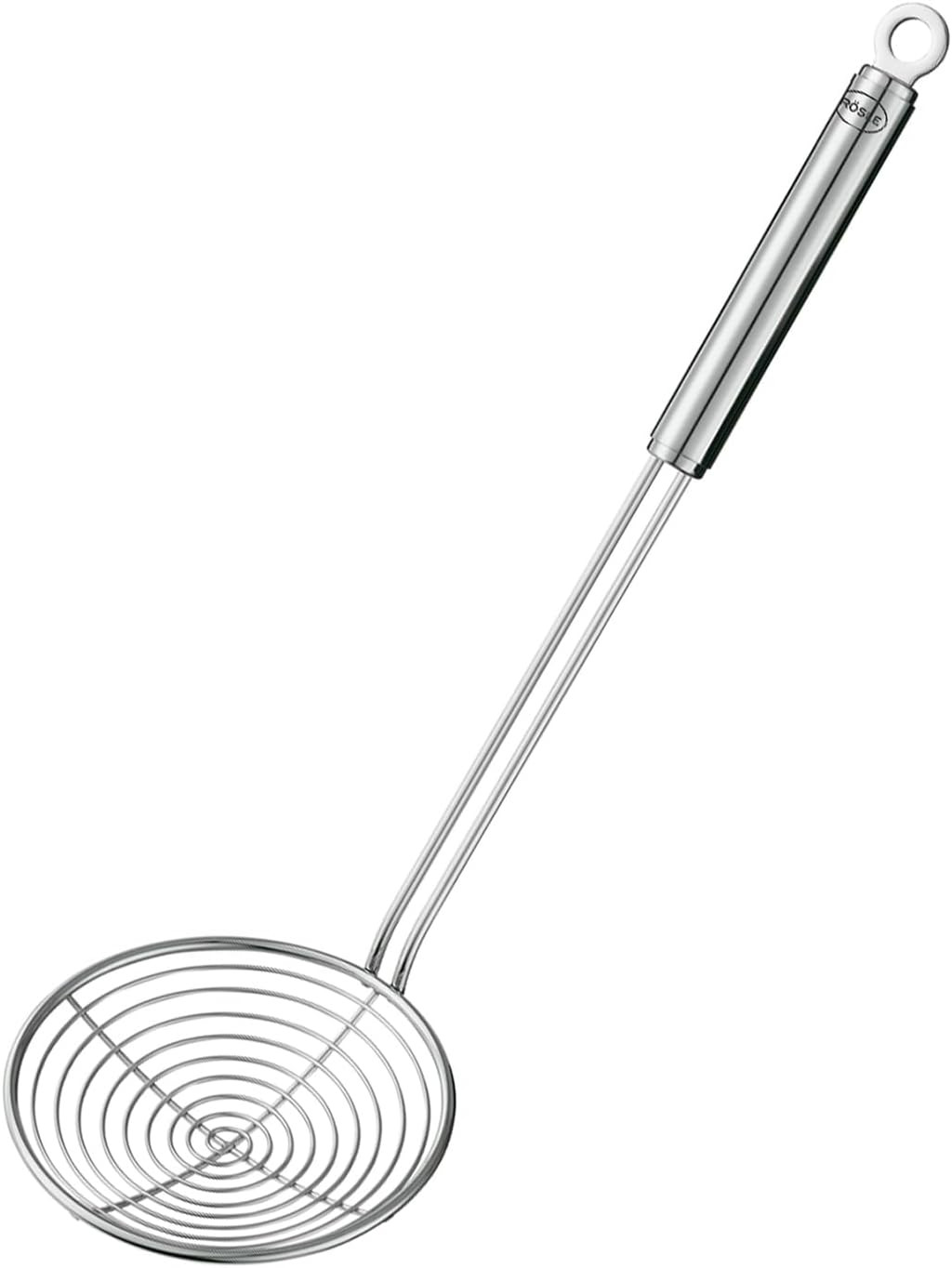 Schiumarola Professionale Acciaio Inox 18/10 con Manico Rotondo 12cm