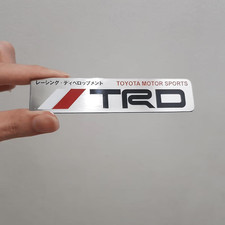 Toyota Trd Metal Emblem Plate Jdm Racing Development Toyota Motor Sports Badge Toyota Trd Metal Emblem Plate Jdm Racing Development Toyota Motor Sports Badge