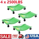 4-Piece Auto Wheel Dolly Set Vehicle Car Repair Moving Skate 10000LBS 3.5" Green