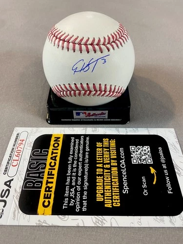 LOS ANGELES DODGERS- EDWIN DIAZ AUTOGRAPH OFFICIAL MLB BASEBALL JSA CL60794