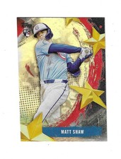 2025 Topps Update Series Stars of MLB Matt Shaw Rookie Card #SMLB-65