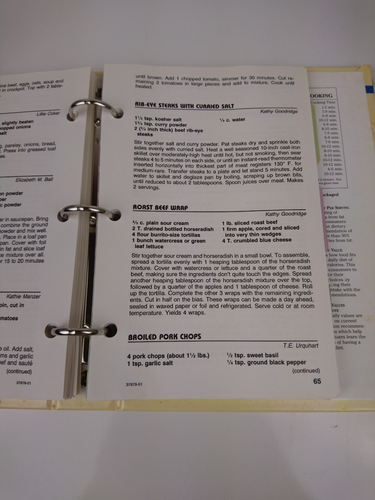 VTG 2001 Savor The Day Breast Cancer Support Group Chesapeake Health Cookbook - Imagen 10 de 13