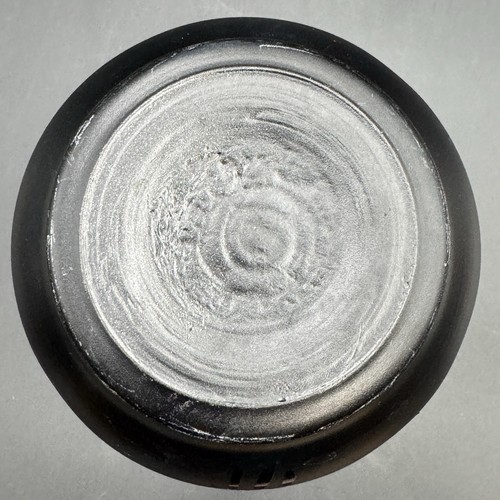 Galle Style Etched Cameo Glass Flower Vase 10.5 Black Brown Candle Hurricane Vtg - Picture 7 of 9