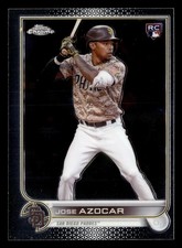 New Braves Rookie RC Jose Azocar 2022 Topps Chrome #USC46 Padres