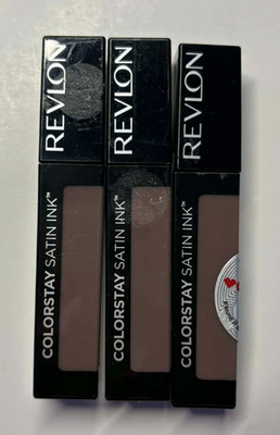 Revlon Colorstay Satin Ink Liquid Lipstick 024 Perfect Storm Lot of 3
