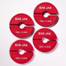 Micro Plates. 1 KG / 2.2 LBS Dumbell Fractional Weight Plate, x4 Pieces, Dumb...