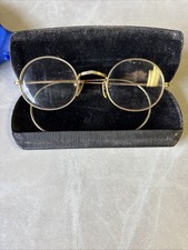 Antique Bausch Lomb Youth Wire Full Rim 1/10 12K Gold Filled Frames Case