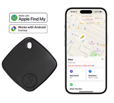 2x iTag Pro  GPS Tracker Mini Schlüsselfinder Echtzeit für Apple & Android