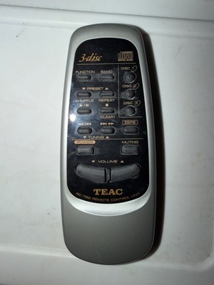 TEAC RC-782 Digital Compact Hi-Fi System Remote NO BATTERIES