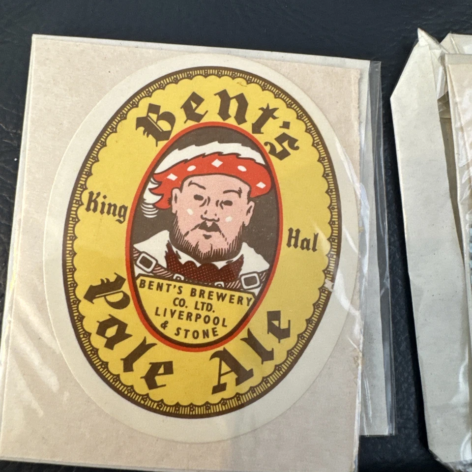 Beer Bottle Label - Bent’s Higsons Brewery Labels 1950’s/60’s Guinness - Image 2 of 4
