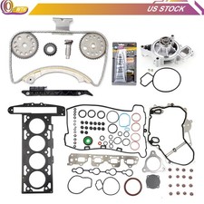Fits 2007-2008 Pontiac G5 2.2l Dohc Head Gasket Set Timing Chain Kit Water Pump
